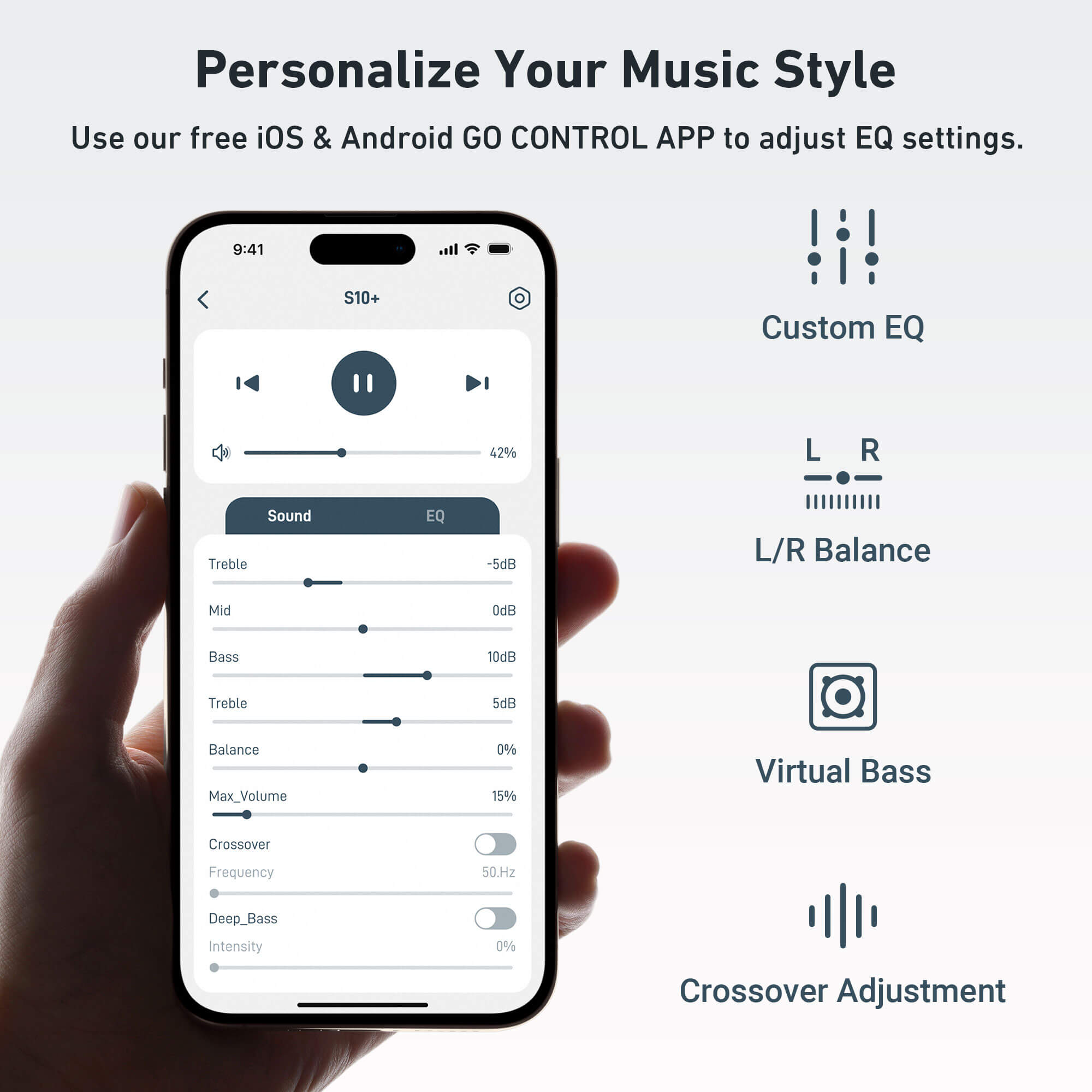 S10+ WiFi Music Streamer