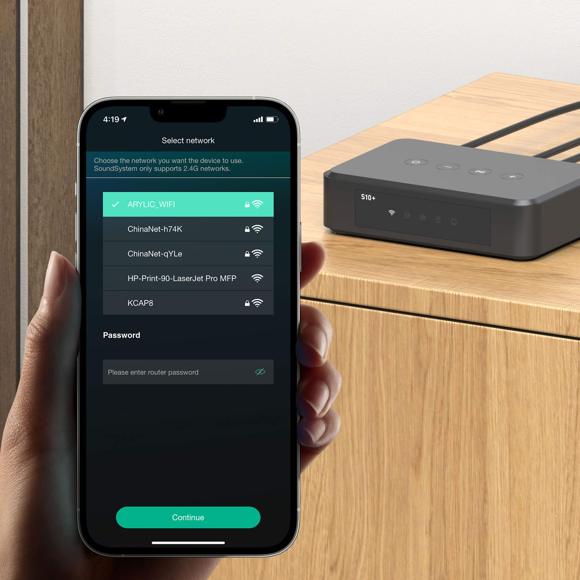 WiFi audio streamer